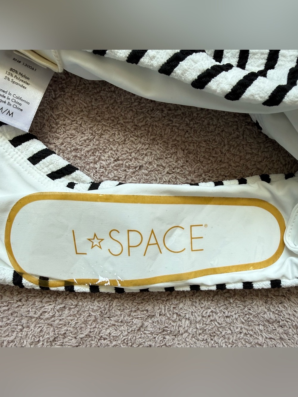 NEW - l*space x REVOLVE - SET - Tulip Top /Jack Bottom Bitsy - SAIL ALONG STRIPE - Picture 6 of 12